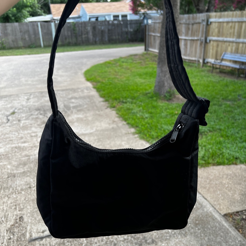 Baggu mini nylon shoulder bag in black